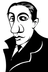 Alfredo Casella, Karikatur